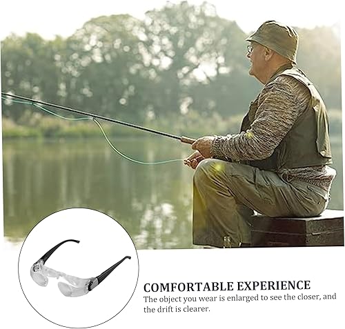 Miniatura 3 de Lupas ajustables 4X lupa antirreflejos para presbicia, personas mayores, ver televisión para lectura de baja visión, anteojos de lectura de pesca,