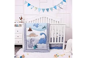 La Premura Dinosaur Baby Crib Bedding Set: Comfort and Adventure for Little Explorers