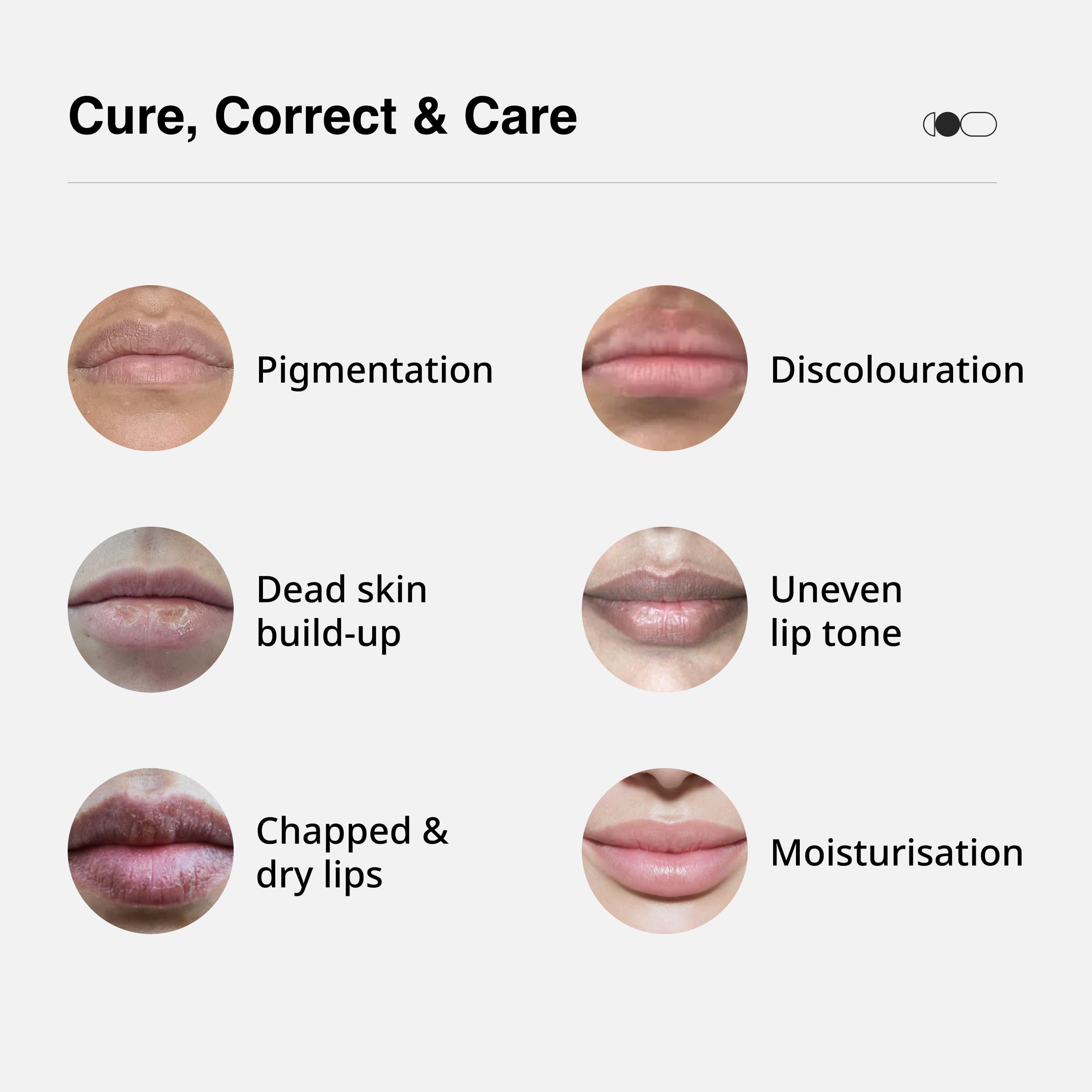 Cureskin Lip Scrub Combo | For Unisex Combo | Tinted Lip Balm for Dark Lips to Lighten | Lip Scrub for Dark Lips to Lighten Pink, 2 Count - Image 3 thumbnail