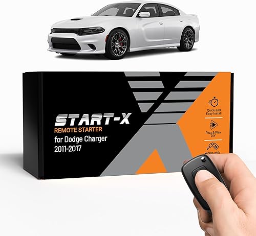 Start-X Kit de arranque remoto para vehículos Dodge Charger (2011, 2012, 2013, 2014, 2015, 2016, 2017) | Encendido de arranque | Instalación Plug &