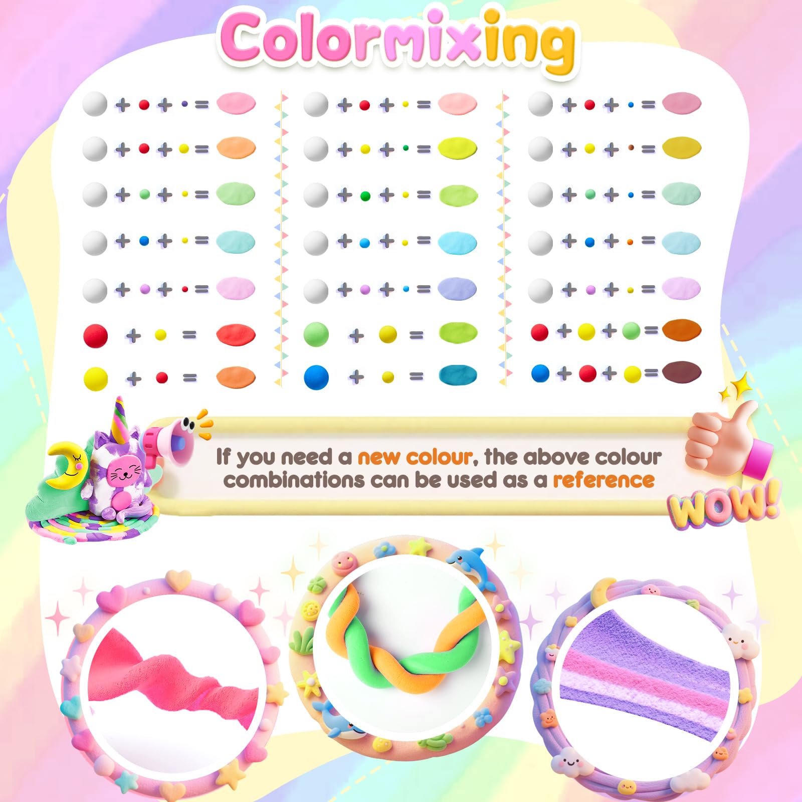 Djeco Klei - Boetseerklei 4-potjes - Primaire kleuren