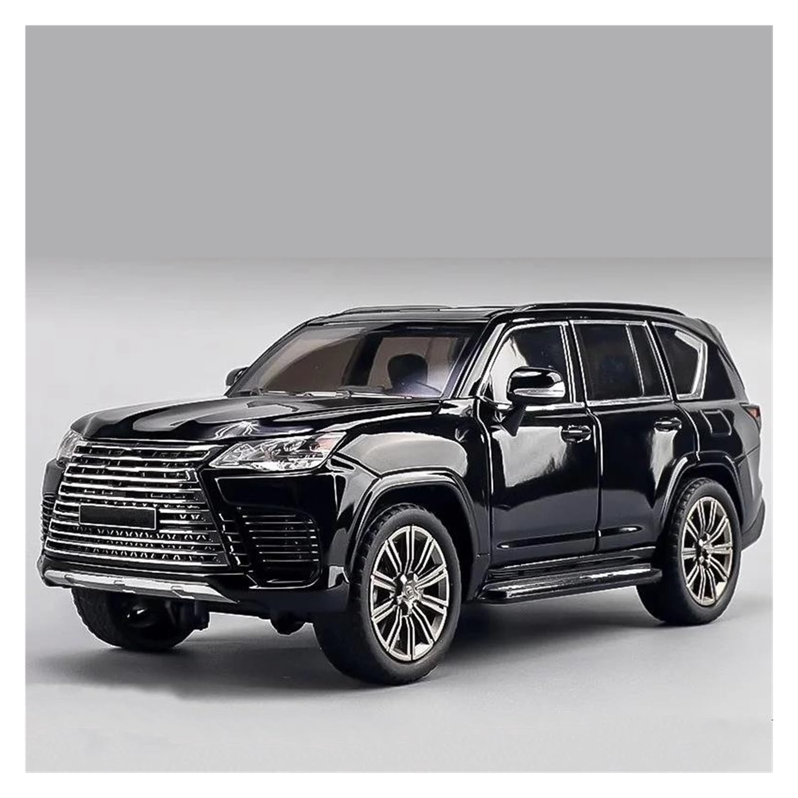 Btwodian Scale Model Car 1:24 For Lexus LX600 SUV Alloy Diecast Car Model Collect Hobby Desk Decoration(Black)