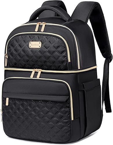 Mochilas refrigeradoras de almuerzo de dos pisos, mochilas aisladas, bolsas de almuerzo ligeras a prueba de fugas para mujeres y hombres, para