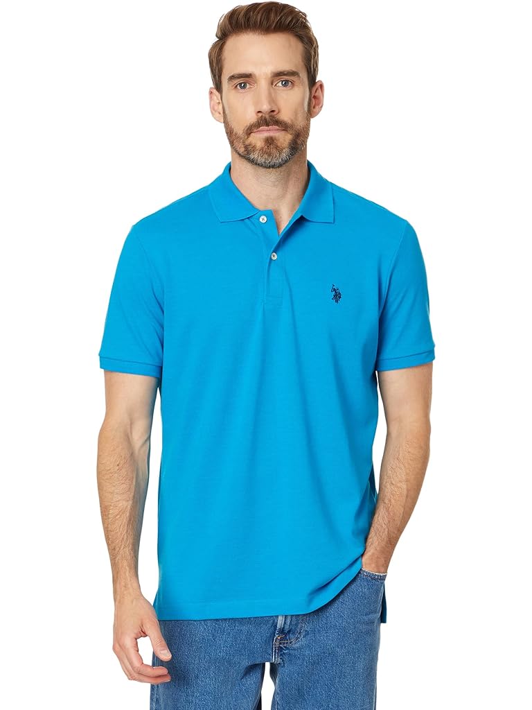 U.S. POLO ASSN. Solid Cotton Pique Polo with Small Pony