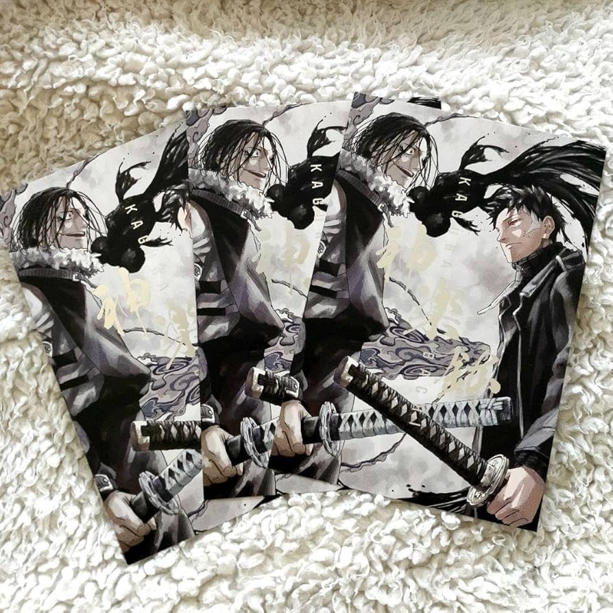 カグラバチ 箔入りアクリルアート ×2 完全受注生産『カグラバチ』箔入りアクリルアート －連載2周年