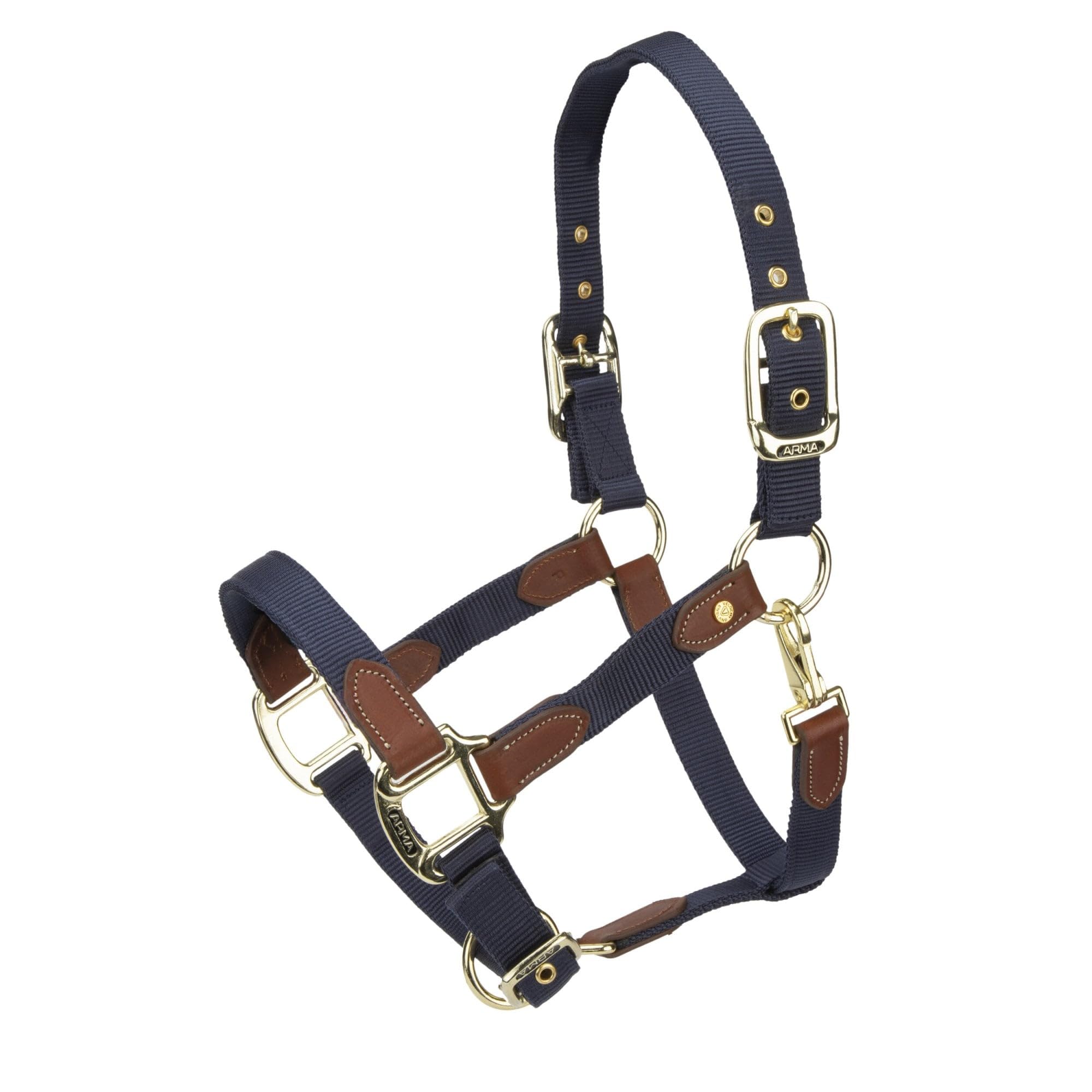 Shires ARMA Porto Headcollar - Navy Blue Full