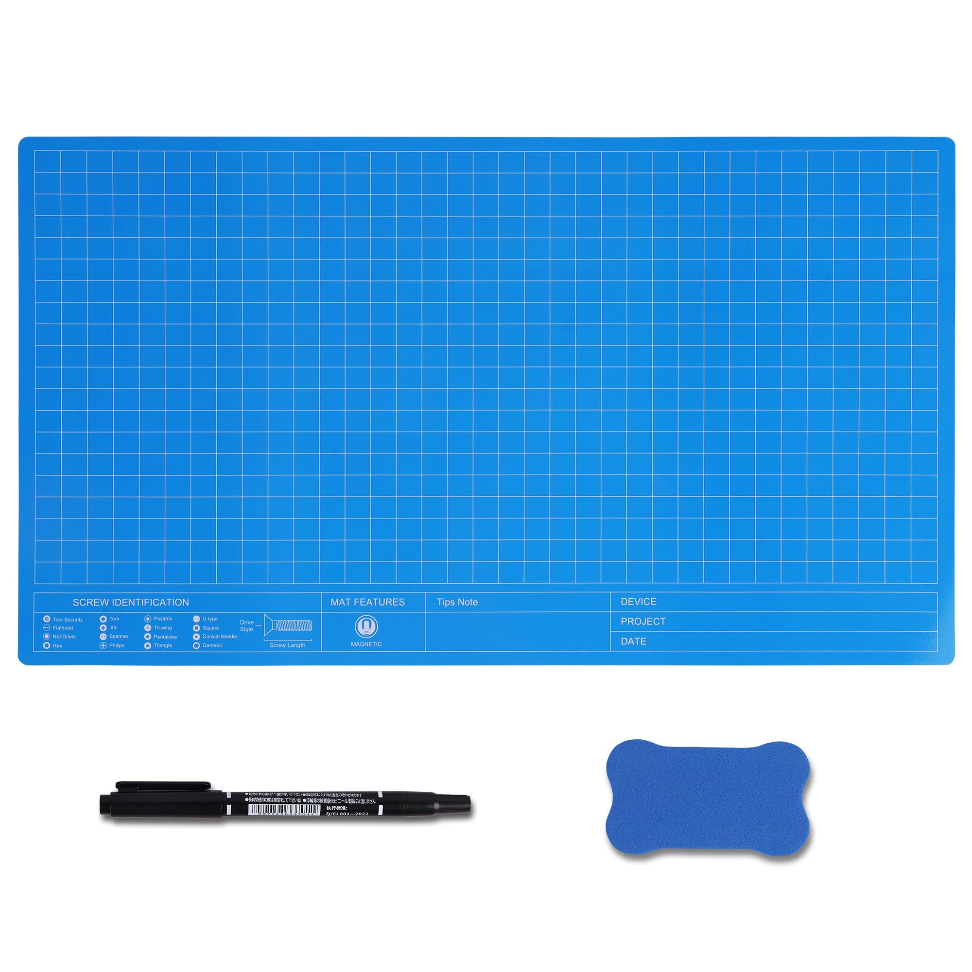 Magnetic Project Mat Large Size 36x20.5cm, Magnetic Electronic Repair Screws Mat-image-34