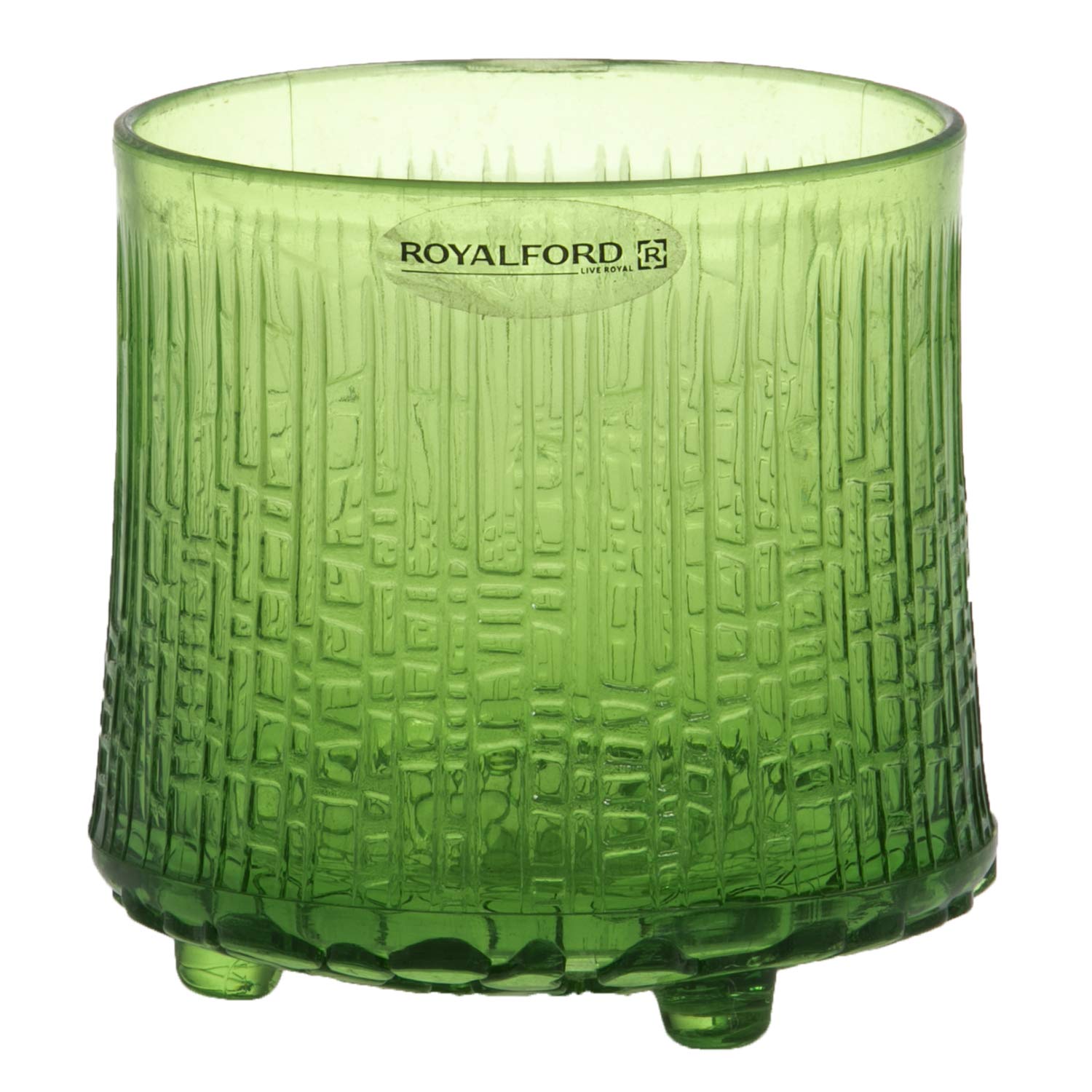 Royalford Elegant Fancy Design Standard Plastic Designer Party Mugs 12 oz, Large Tea and Coffee Mug with Multi-Purpose Use