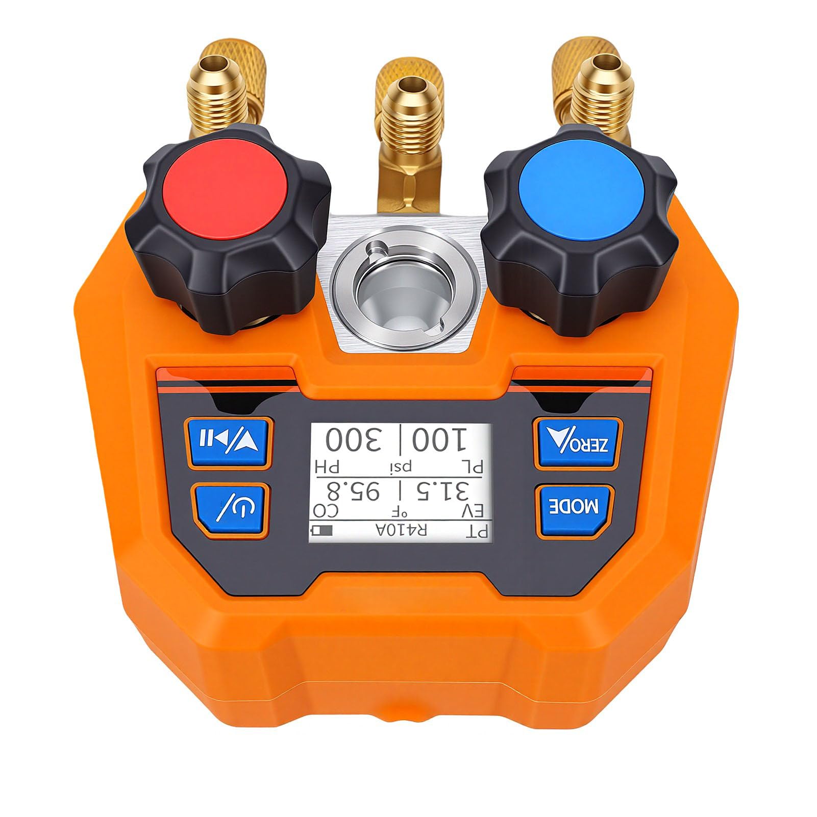 Garosa Cyfrowy Manometr do HVAC, -14 do 800 Psi z dokładnością ±1%