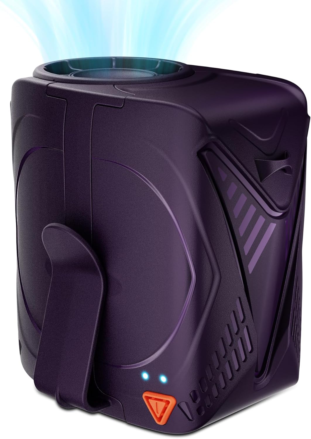 Portable Fan Rechargeable, 6-Speed 14000RPM High-Velocity Airflow, Hands-Free Wearable Waist Fan 31H Battery Life, Personal Belt fan for Outdoor, Jobsite, Travel, Indoor, Hanging Neck Fan with Strap