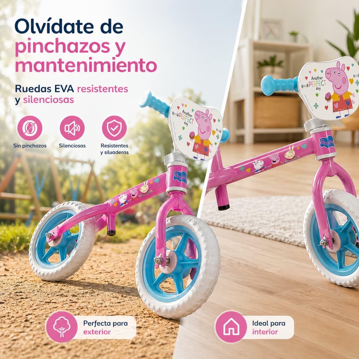 Rider Bike 10" Peppa Pig Rosa