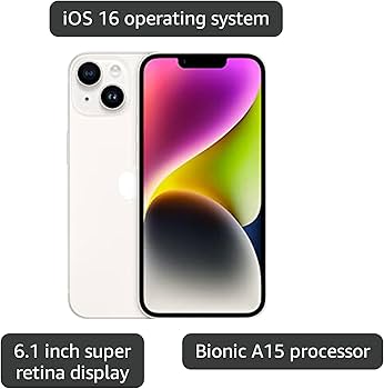 Amazon.com: Apple iPhone (Renewed Premium) 14, 256GB, Starlight Amazon.com: Apple iPhone (Renewed Premium) 14, 256GB, Starlight