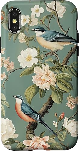 Miniatura 7 de Funda para iPhone SE (2020)  7  8 Chinoiserie birds in green