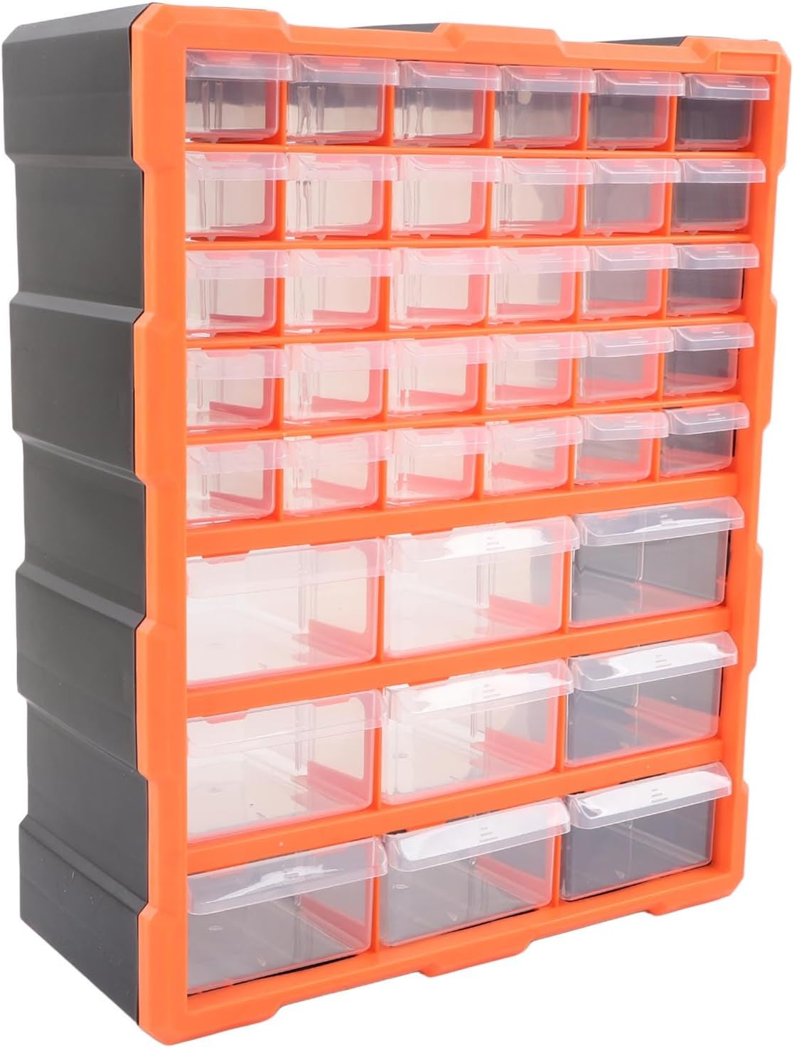 Craft Storage Cabinet Drawer Organizer, Simple Use Wall Mount Parts Organizer Drawers for Small Toys General Equipment