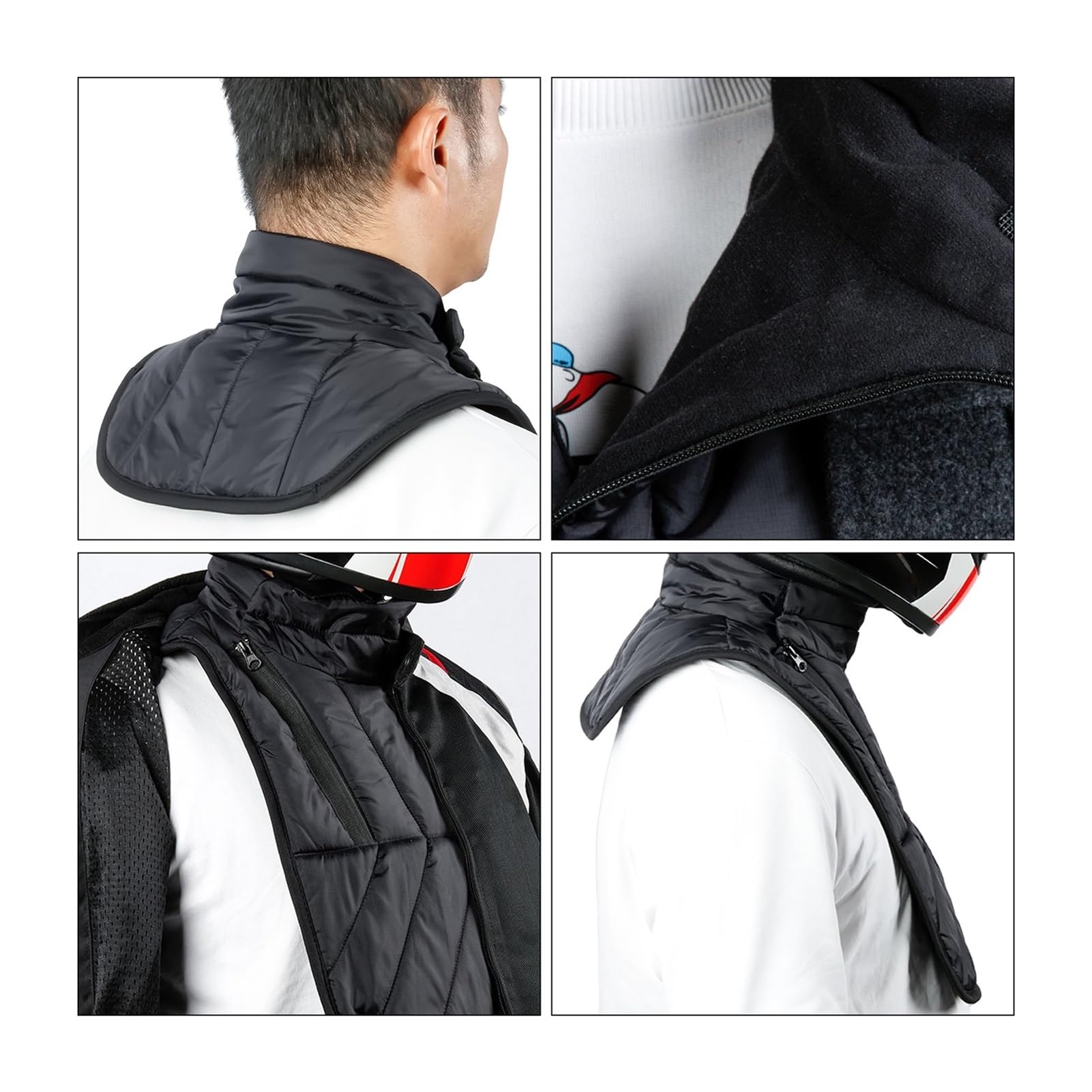 Inverno Mantenere Caldo Collo Sciarpa Motociclista Rider Petto Collo Protector Antivento Scaldino Sciarpa Bavaglini Moto Collare Termico