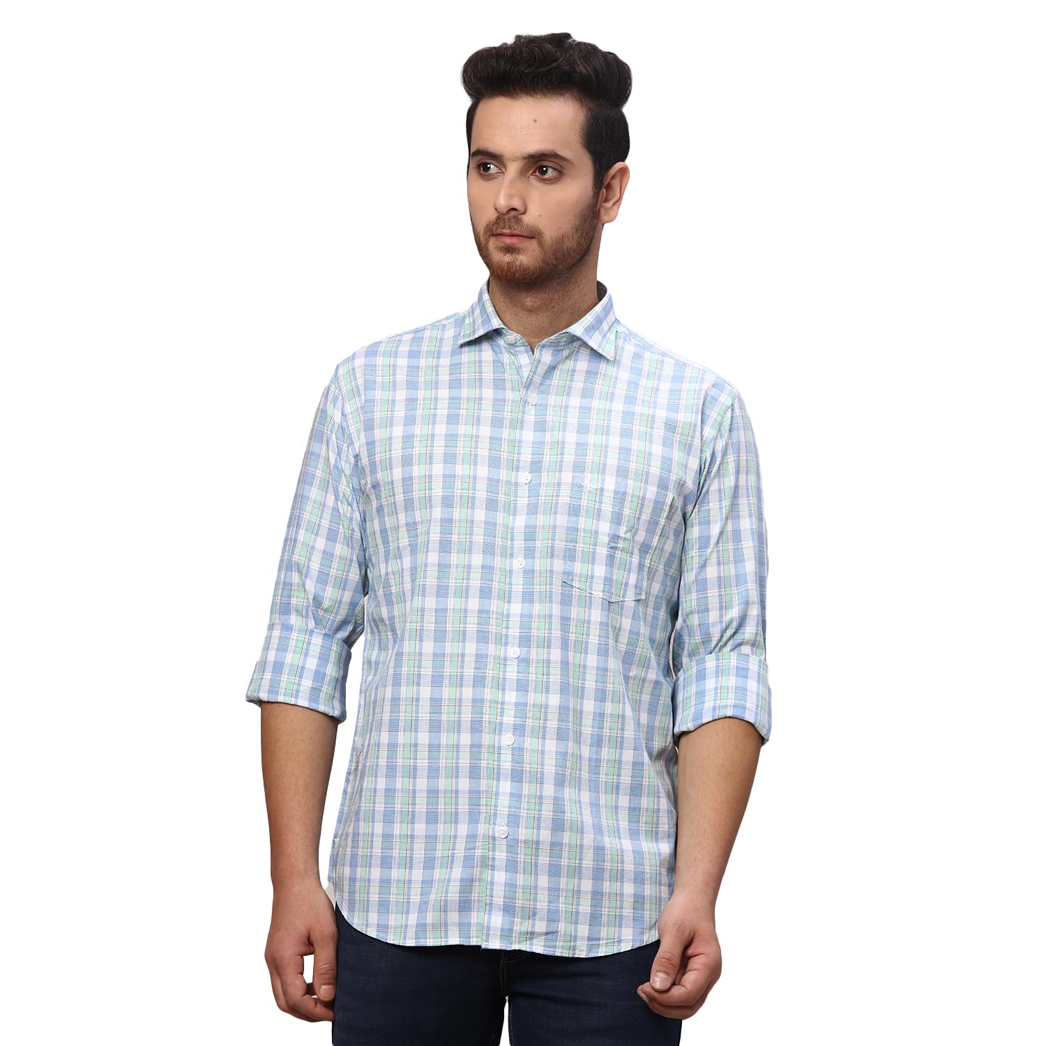 park avenue Men's Cotton Regular Fit Shirt-picture-23