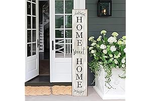 Home Sweet Home Porch Sign Wooden Welcome Sign Vertical Hanging Signs