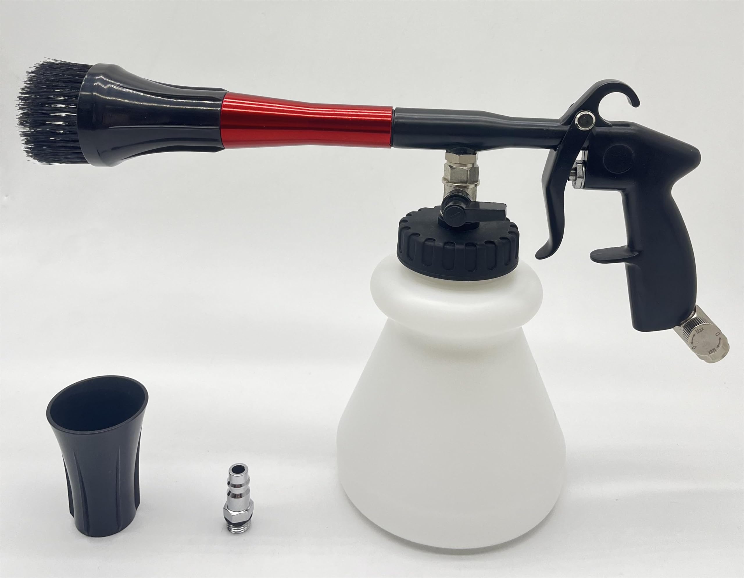 Pistola di pulizia auto Auto Detailing Tool Air Dry Tappezzeria Cleaner Attrezzature Cura degli interni Auto Rondella per auto ad alta pressione Con Cuscinetto Ruota RS Max