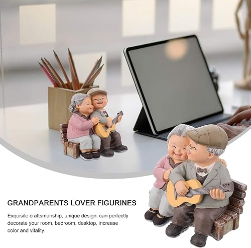 Miniatura 5 de Figuras de resina para parejas de ancianos, figuras de abuelos, figuras de pareja de ancianos, figuras de pareja de ancianos, vida de vejez