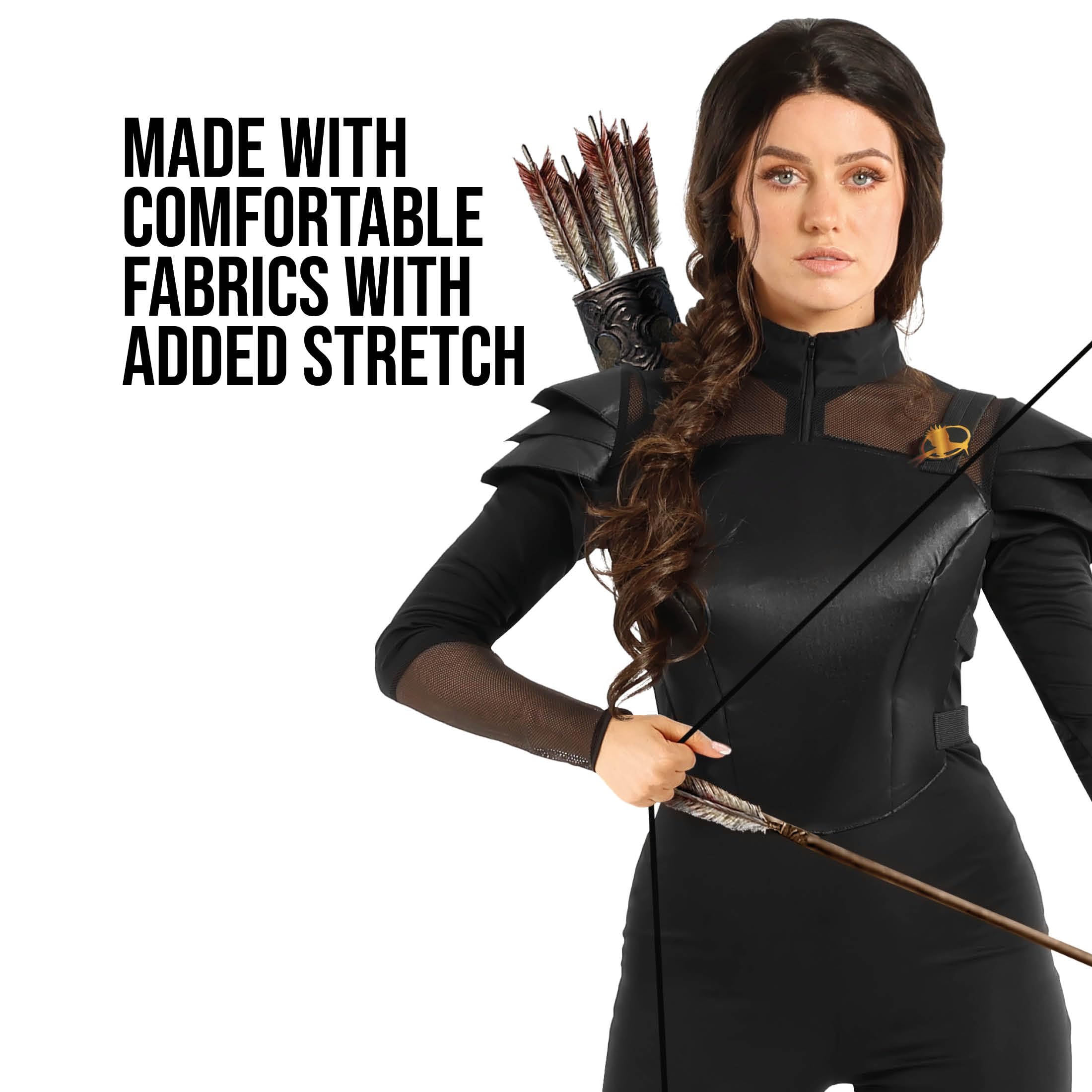 Morph Womens Huntress Costume Halloween Costumes For Women Female Archer World Book Day Costumes Adults L - Image 4