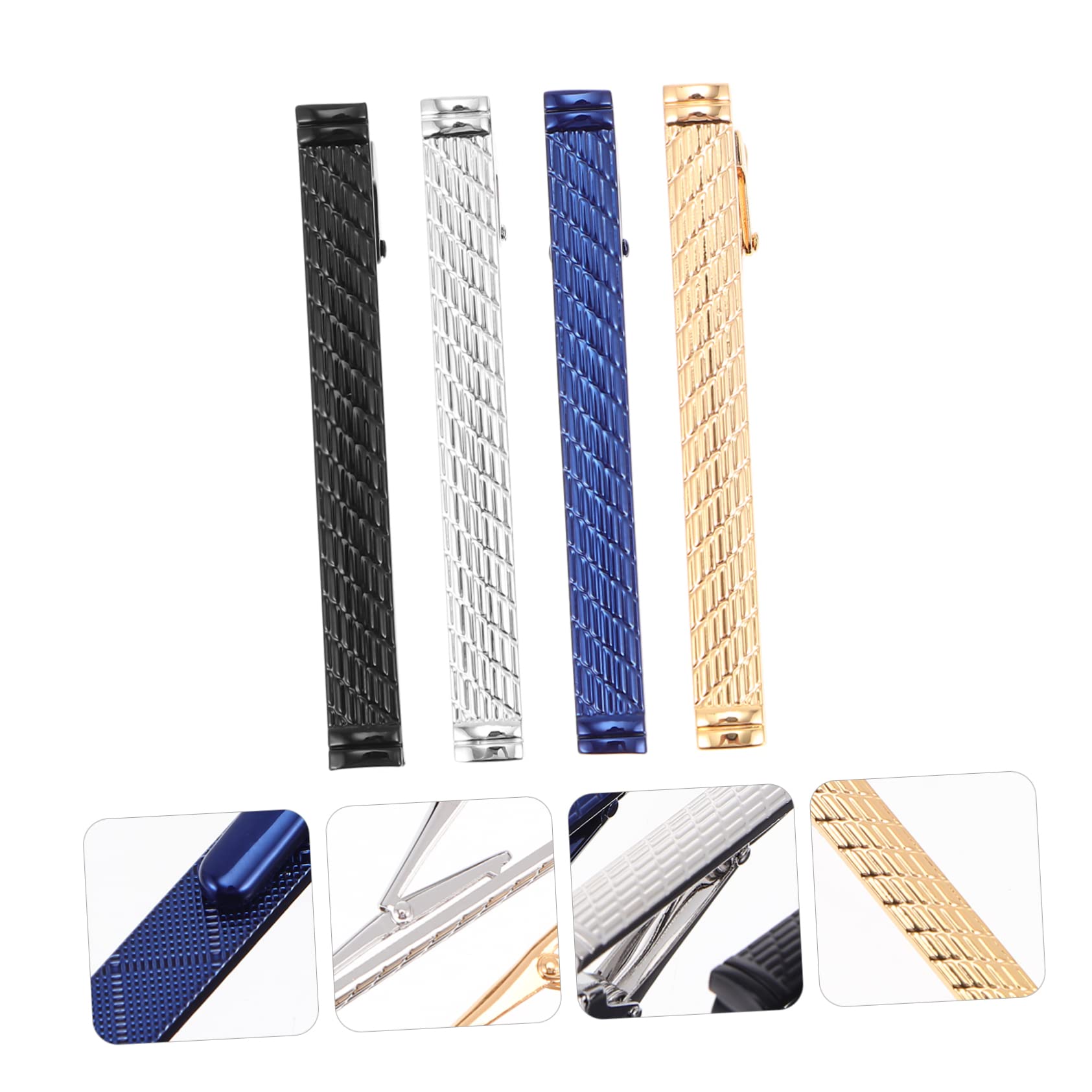 GALPADA Krawattenklammern Binden Hemdklammern Goldene Krawatte Krawatten Drehen Krawattenhalter Krawattenklammer-set Krawatten Dekorationen Zarte Krawattenverschlüsse Kupfer