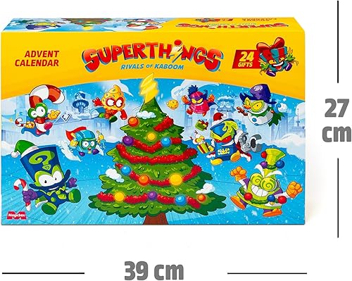 Superthings Advent Calendar with 24 Special Gifts and Surprises Includes Mini Figures of Superthings, Hideouts, Jets, Exoskeletons and Special Vehicles - 4