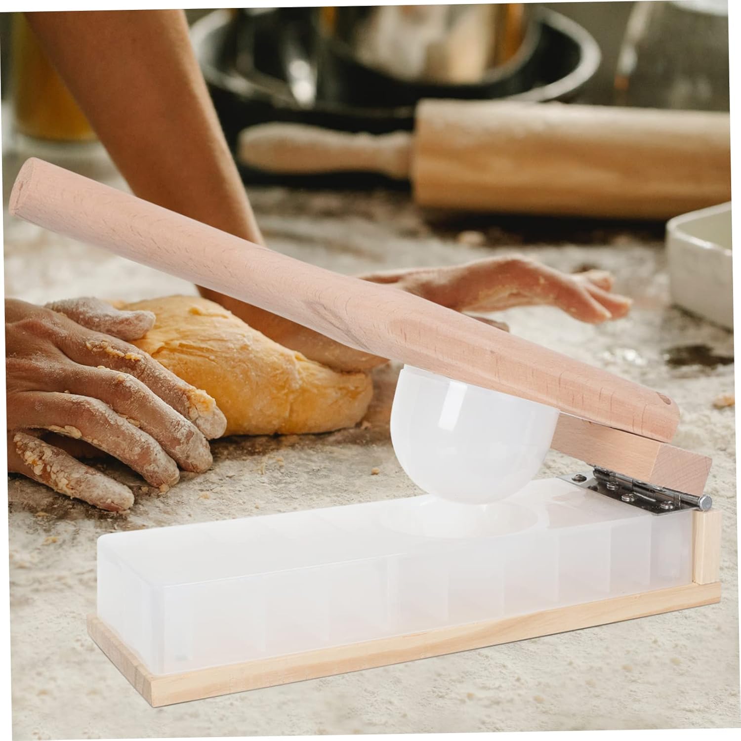 Dumpling Skin Maker Mold Ergonomic Dough Presser for DIY Dumpling Wrappers Practical Kitchen Tool for Quick and Efficient Pastry Making for Home Cooking