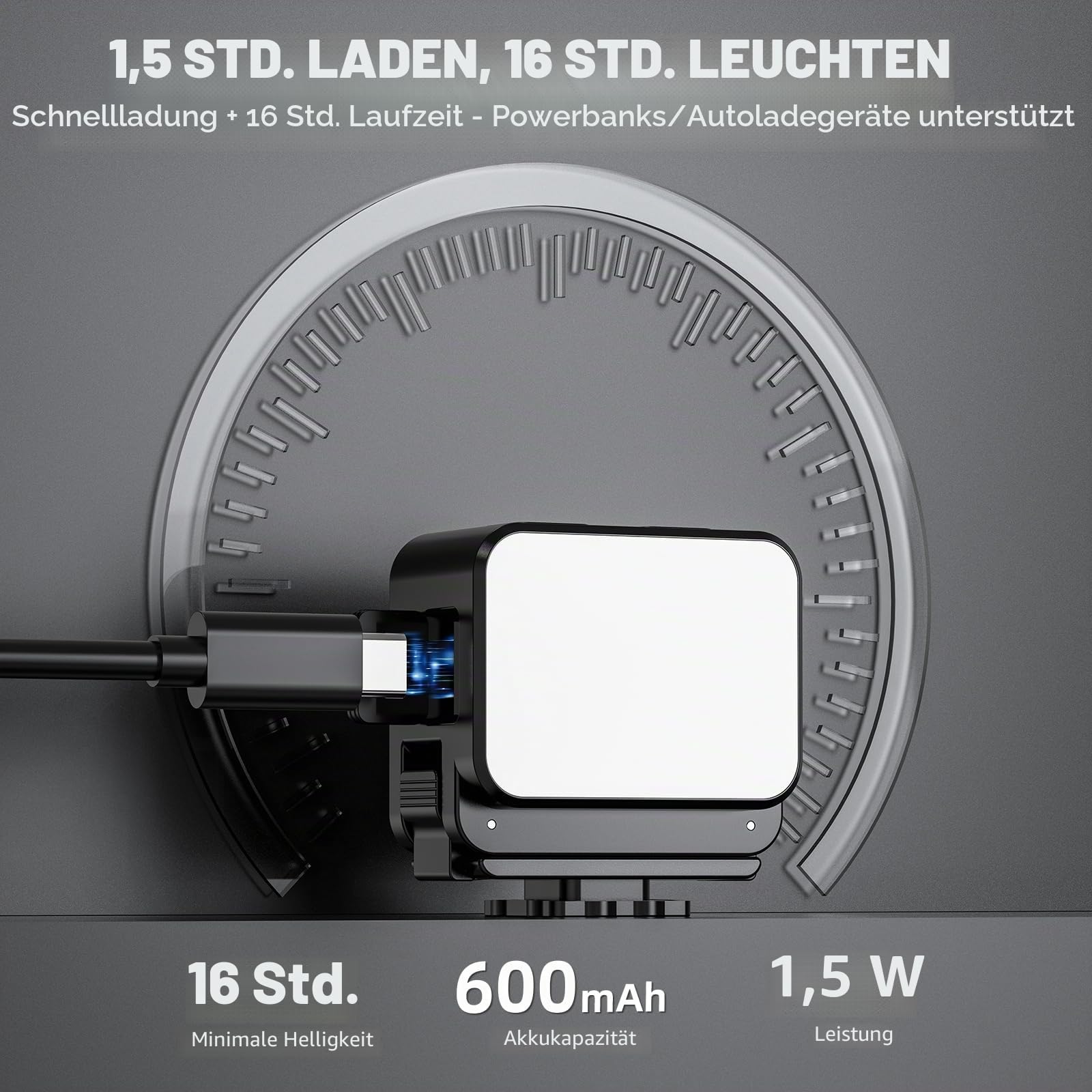 Mini-Licht für DJI Action-Kamera, Pocket 3 Fill Lighting Cold Hot Shoe LED Vlogging Licht Befestigung für DJI OSMO Pocket 3 Action 5 Pro 4 3, für GoPro Zubehör