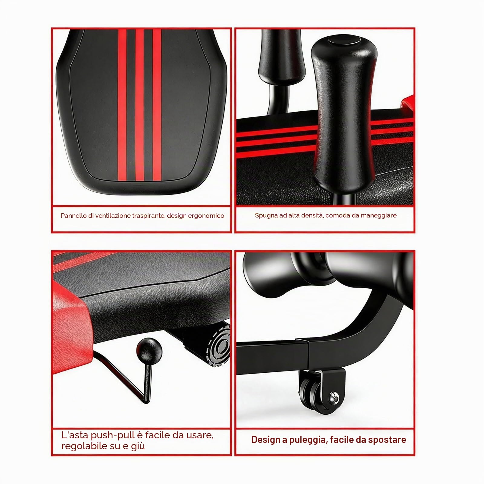 Panca per Allungare la Schiena, Neck Stretch Traction Table, Panca per barella, per Allungamento della Schiena con Trazione Cervicale, Stretching e Rilassamento del Corpo