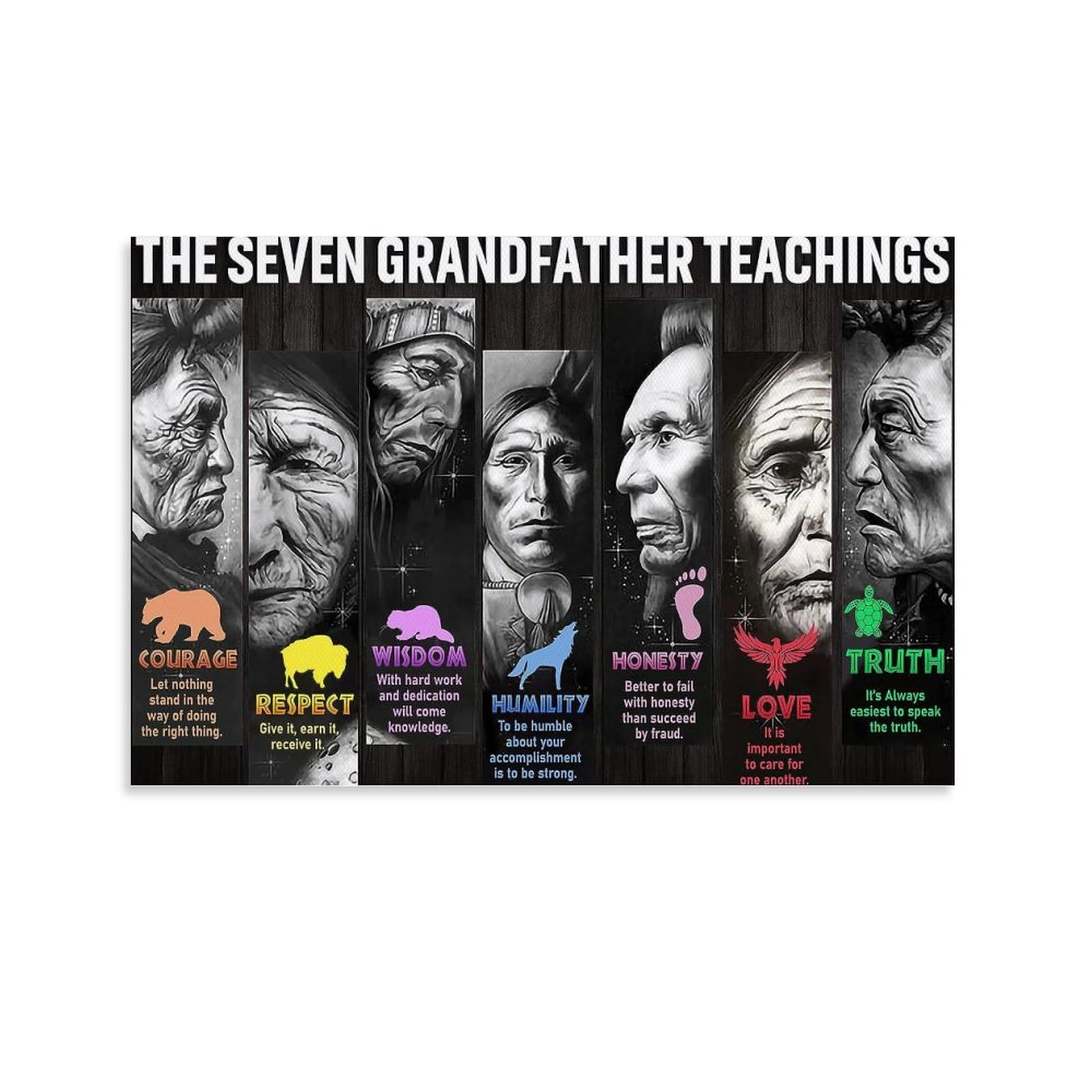 Teachings of Seven Native American Grandfathers Historical Legacy ...