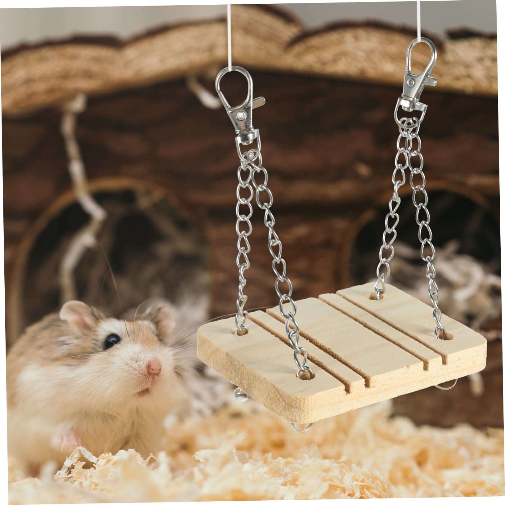 1satz Hamster Kauspielzeug Set Mit Karotten-heu-bällen Und Wippe Spielzeuge Für Kaninchen Und Nager Zur Zahnreinigung Und Beschäftigung Für Gesunde Zahn Und Spielverhalten