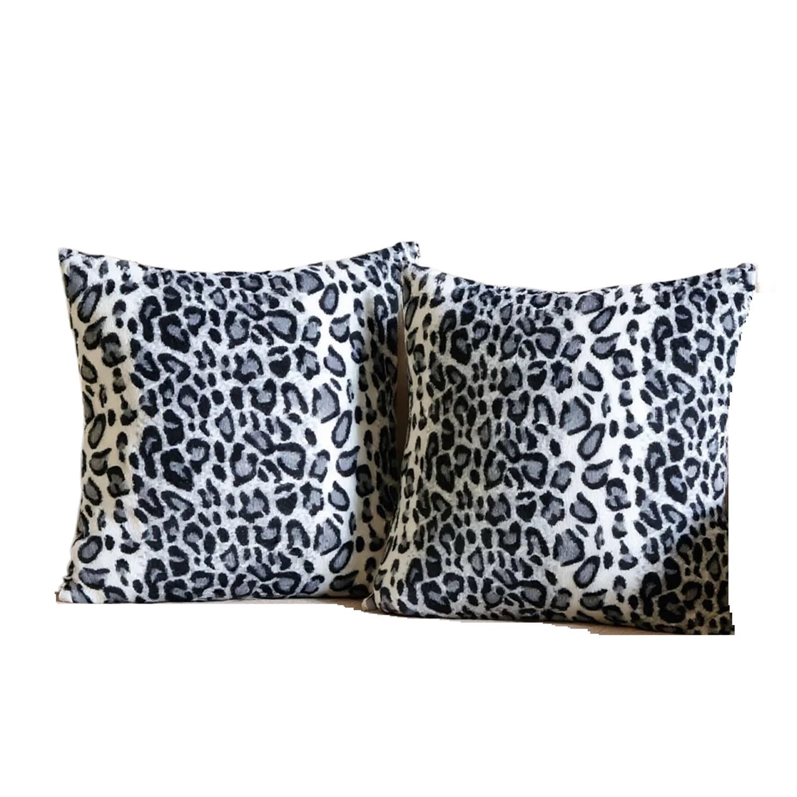 Pillow Covers 2pc Plush Pillowcase, Comfortable And Soft Leopard Print Throw Pillow Covers, Modern Personalized Decoration Square Pillowca(Color10)