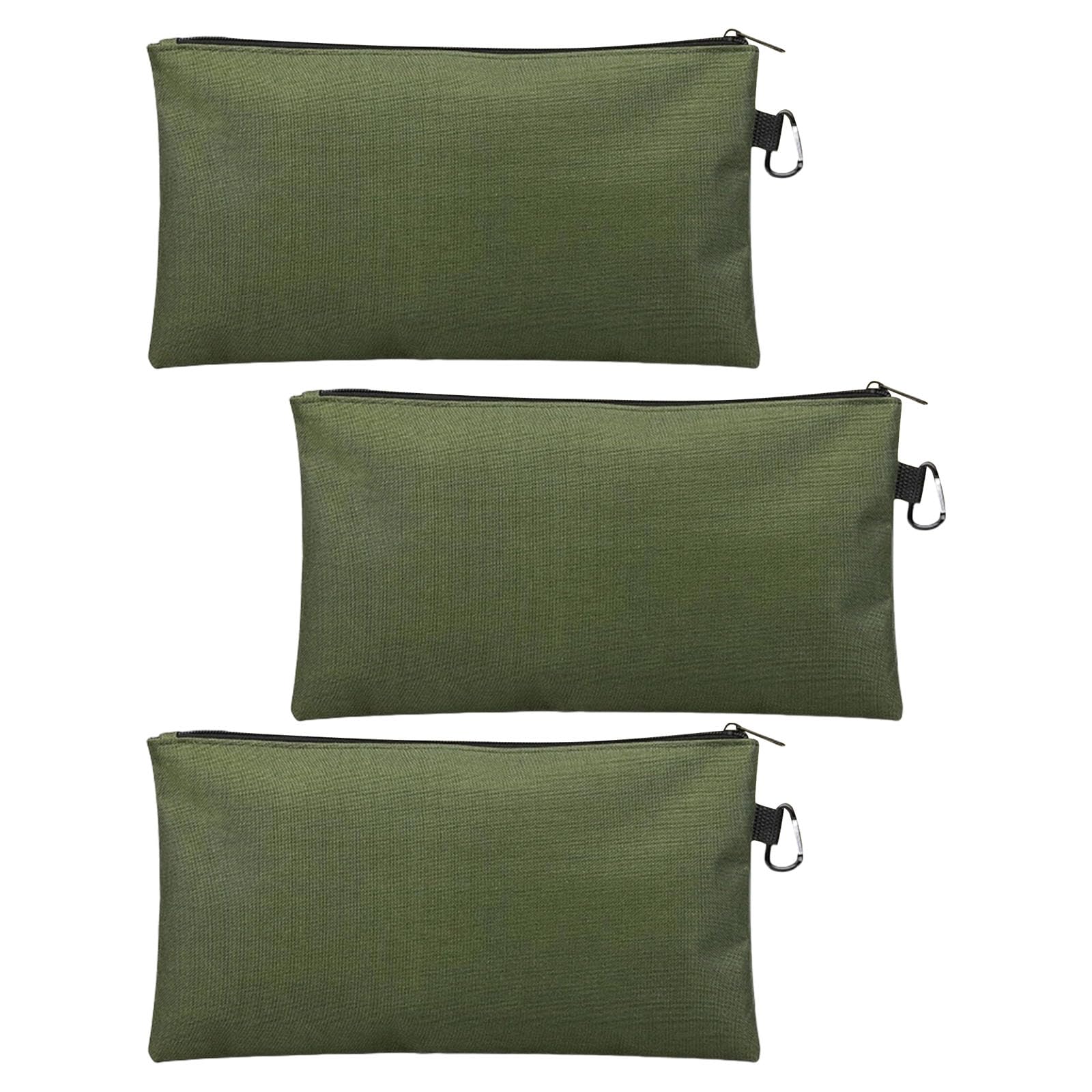 3Pcs Small Tool Pouches with Zipper Small Tool Bags Waterproof Pouches Bags for Men Multipurpose Organizers Waterproof