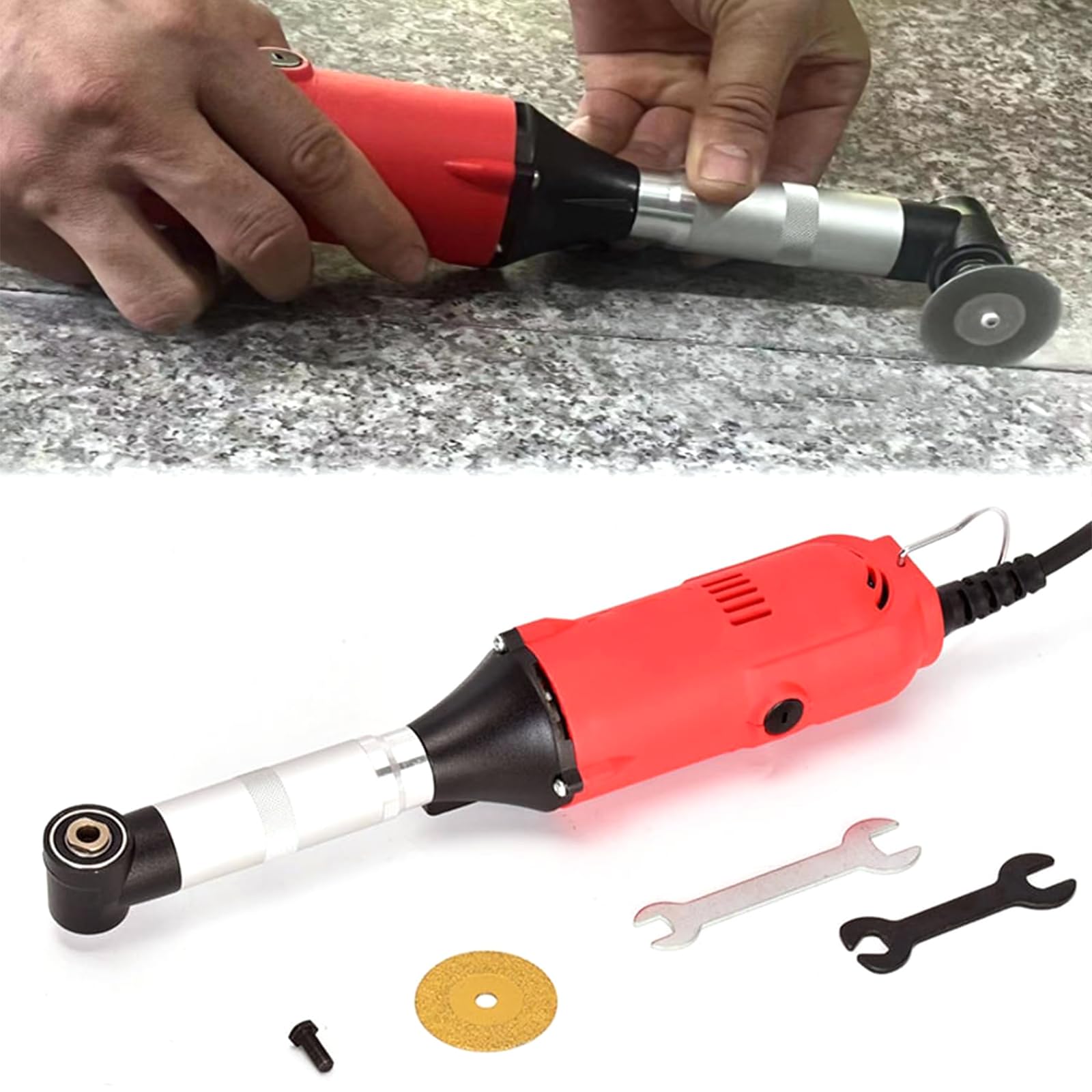 Mcbean Ceramic Tile Seaming Machine, 350W Electric Tile Seam Cleaning Machine, 15000Rpm High Efficiency, 6 Speed Adjustable, For Rust Removal, Seam Clearing