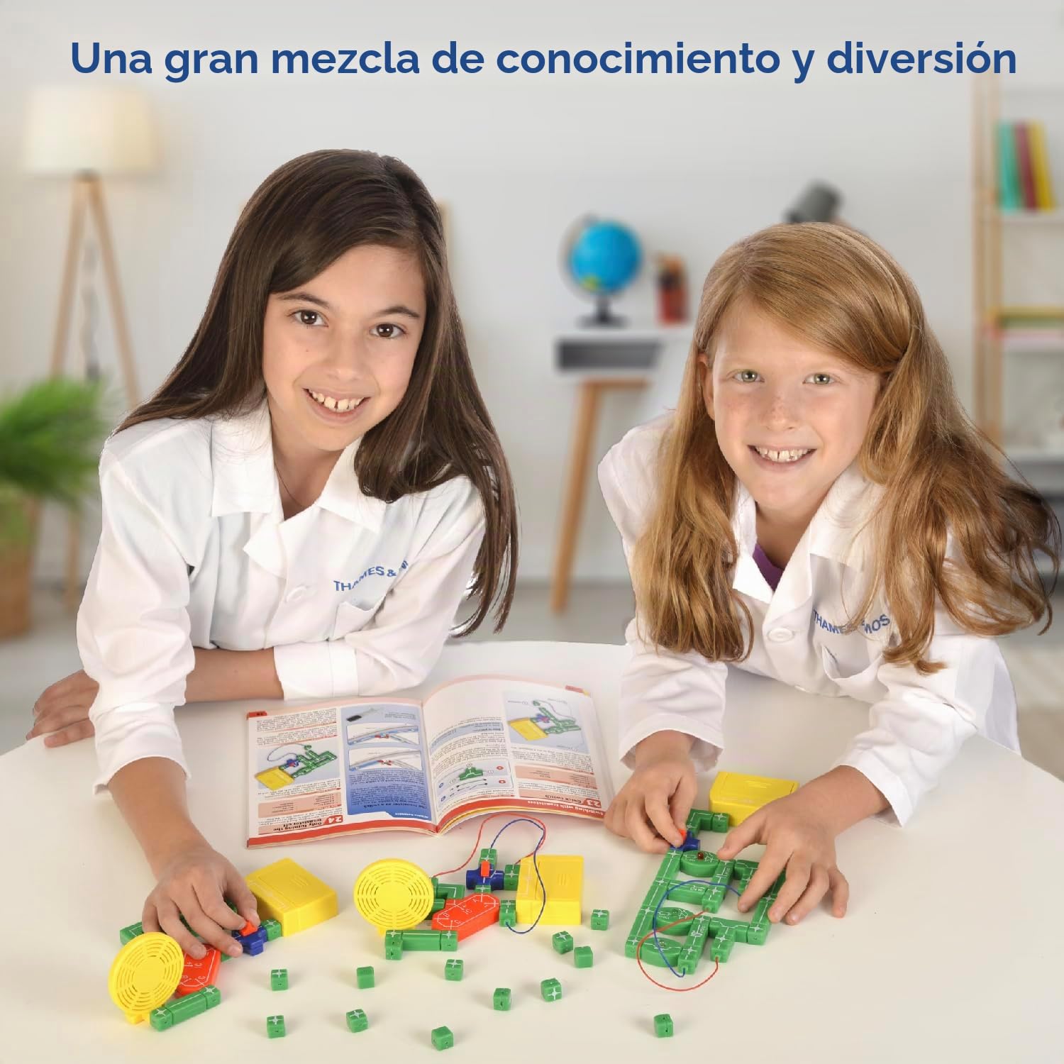 Thames & Kosmos , 620417, Electricity and Magnetism Science Kit, Electronics Kit, Investigate Magnetic Fields and Forces, Experiment with A Motor and Electromagnet, 62 Experiments, Ages 8+