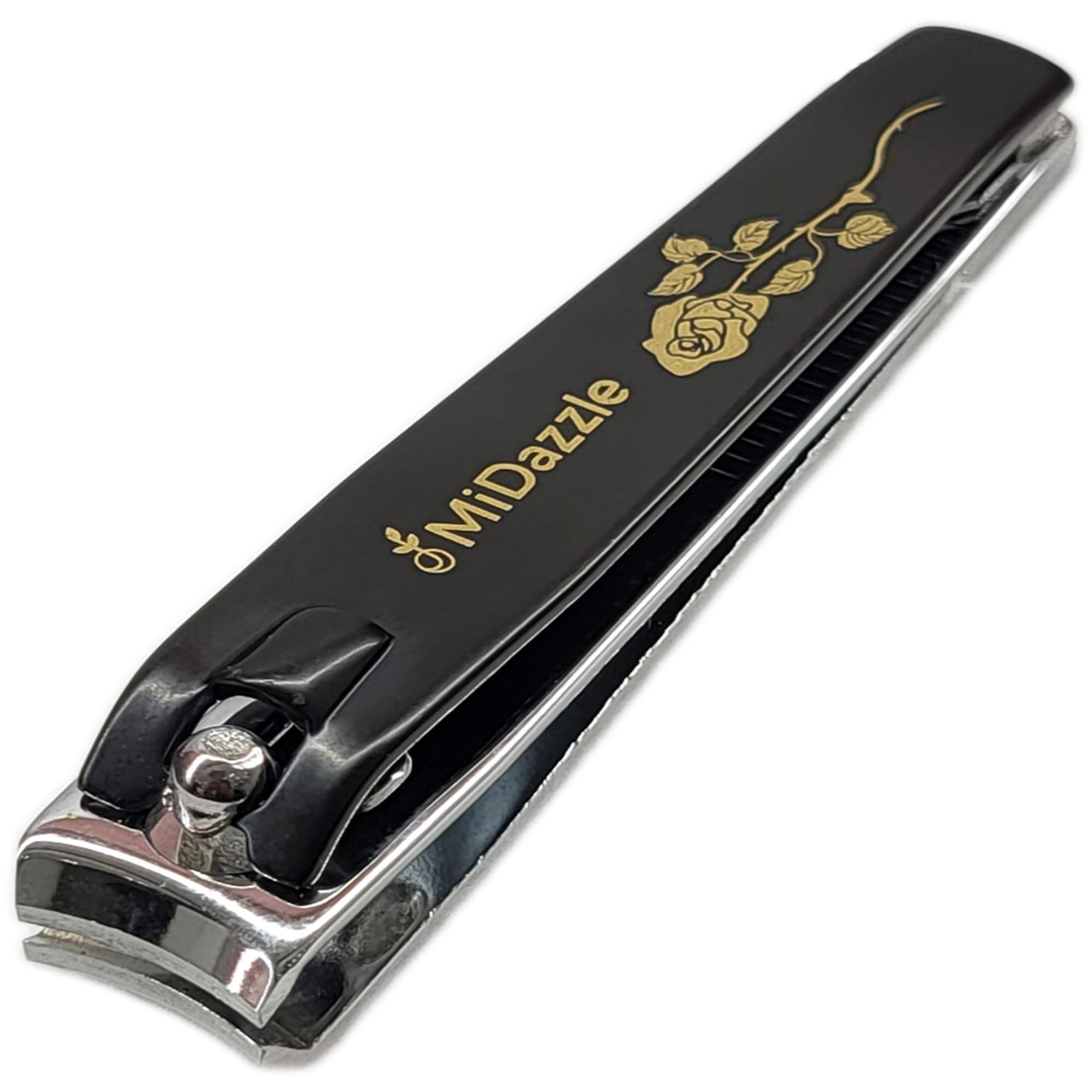 Midazzle Large Nail Clipper/Cutter (Black) - (MINAA00001) (Pack of 1)