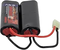 Vista 8 de Tenergy Batería Airsoft de 9,6 V NiMH Nunchuck con mini conector Tamiya de alta capacidad 2000 mAh batería para pistolas de Airsoft