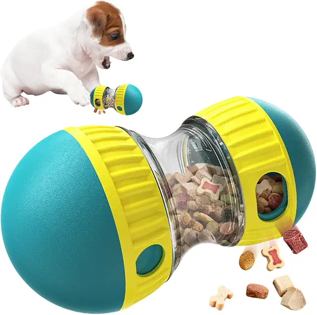 Distributeur Friandises Chien - Jouet Interactif MeoZynxadril pour Nourriture et Croquettes