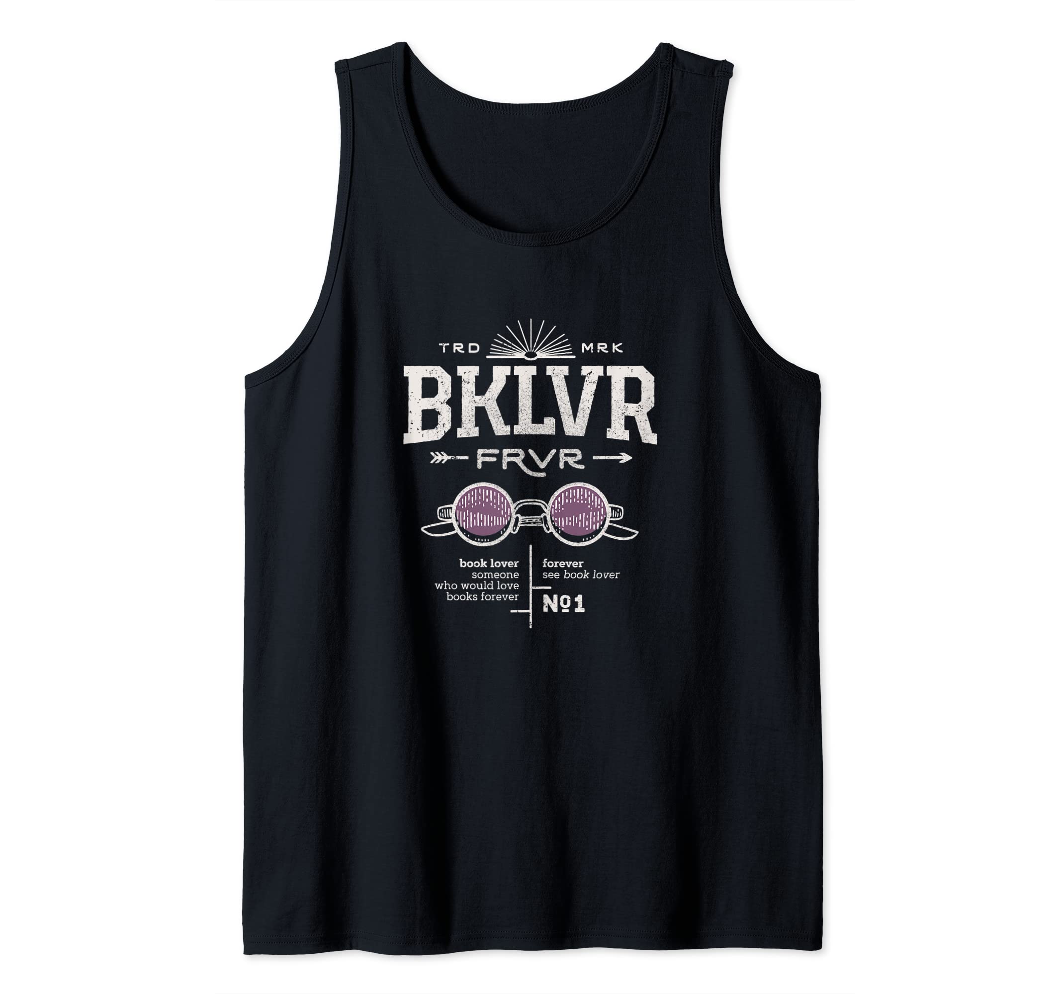 Book Lover Forever BKLVR FRVR Tank Top