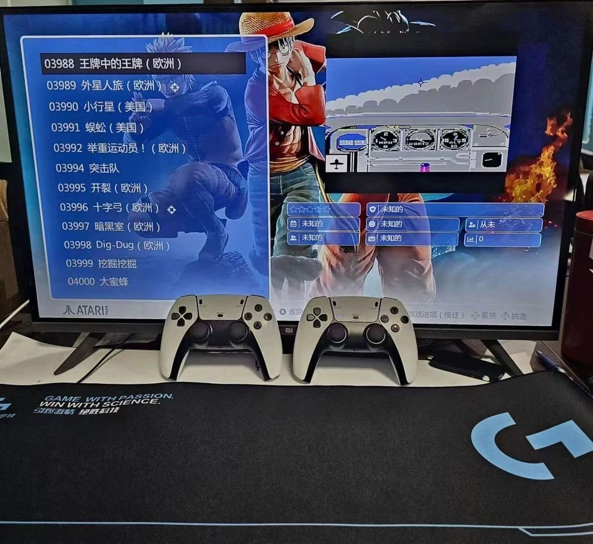 Console di Gioco Retro Senza Fili, Console Retro Wireless 4K, Set con 2 Controller Neri, Dongle HDMI, 9 Emulatori Integrati, 20.000+ Giochi Preinstallati, Versione 2026 (128G With 40000Games White)