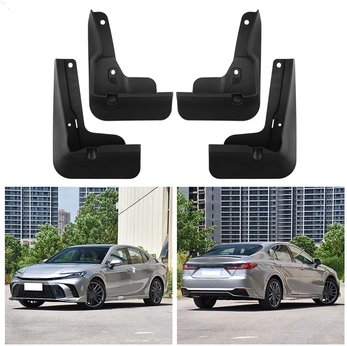 4 Pcs Car Mud Flaps for Toyota for Camry for Sport Plus 2024-2025| Front Rear Splash Mudguards Auto Wheel Protection Accessories