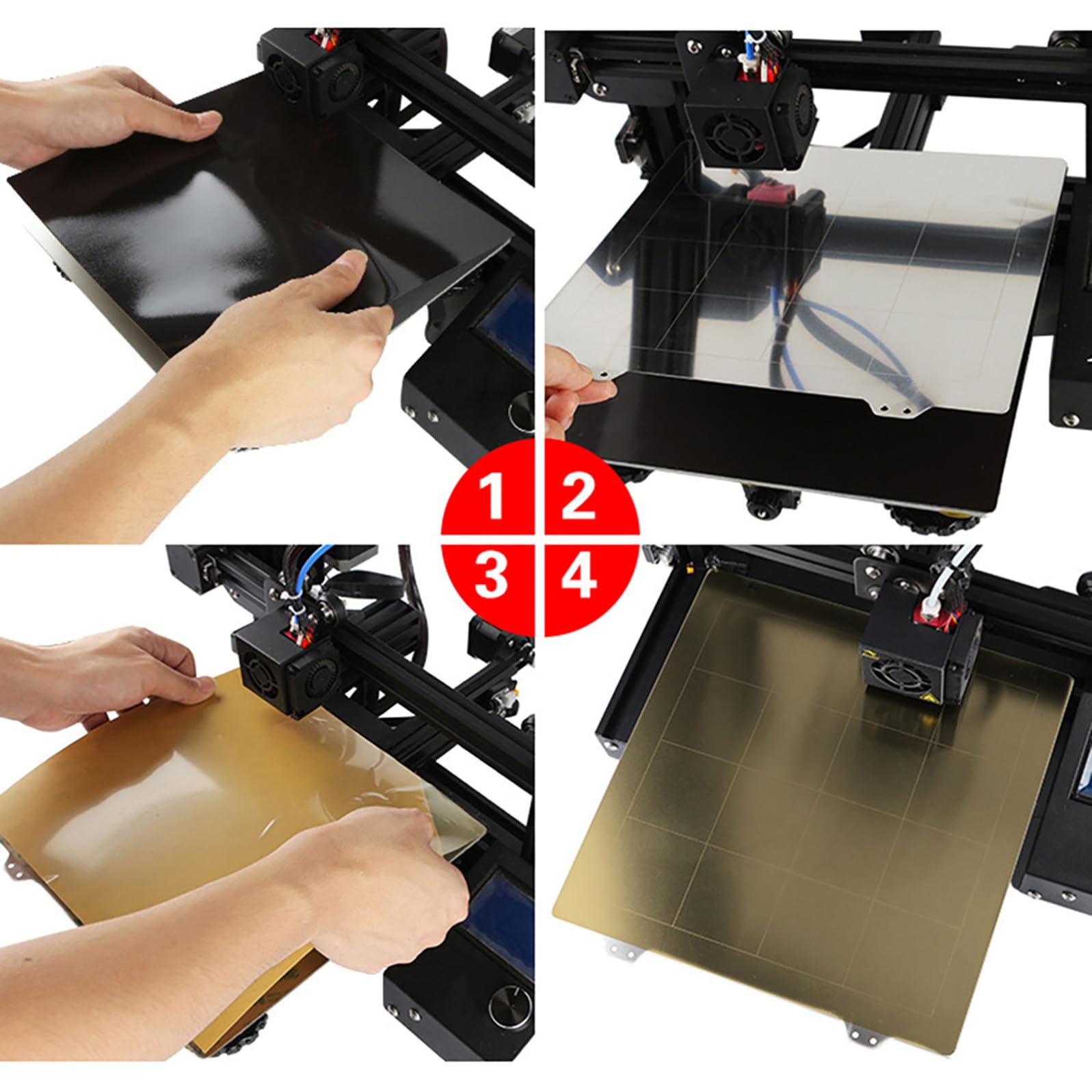 Flexible Pei Folie 220x220mm für Ender 3 pro Druckbett