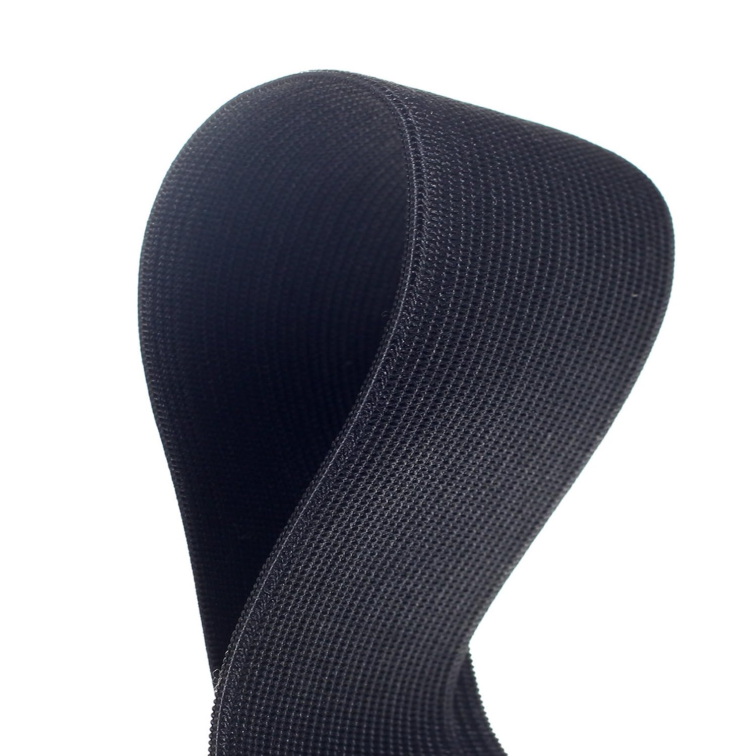 TUKA-i-AKUT 80 Metros x 100mm Elásticas Planas Bandas de Costura, Bandas de elástico de Cuerda, para la Ropa Personalizada, Artesanía DIY Hogar, 80m(2x40m) Largo, 100mm Ancho, Negro TKB5092-black-2X