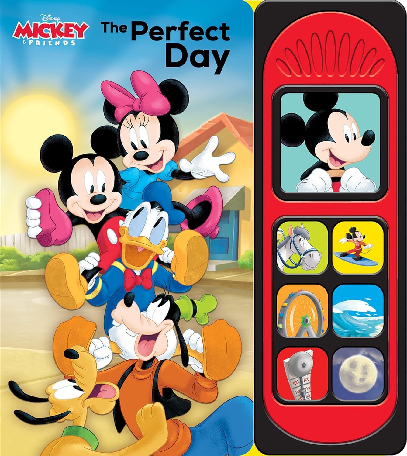 Libro sonoro di Topolino per più piccoli, pacchetto di libri di attività Disney con un libro sonoro di apprendimento interattivo più adesivi, altro | Regali di Topolino e amici per bambini
