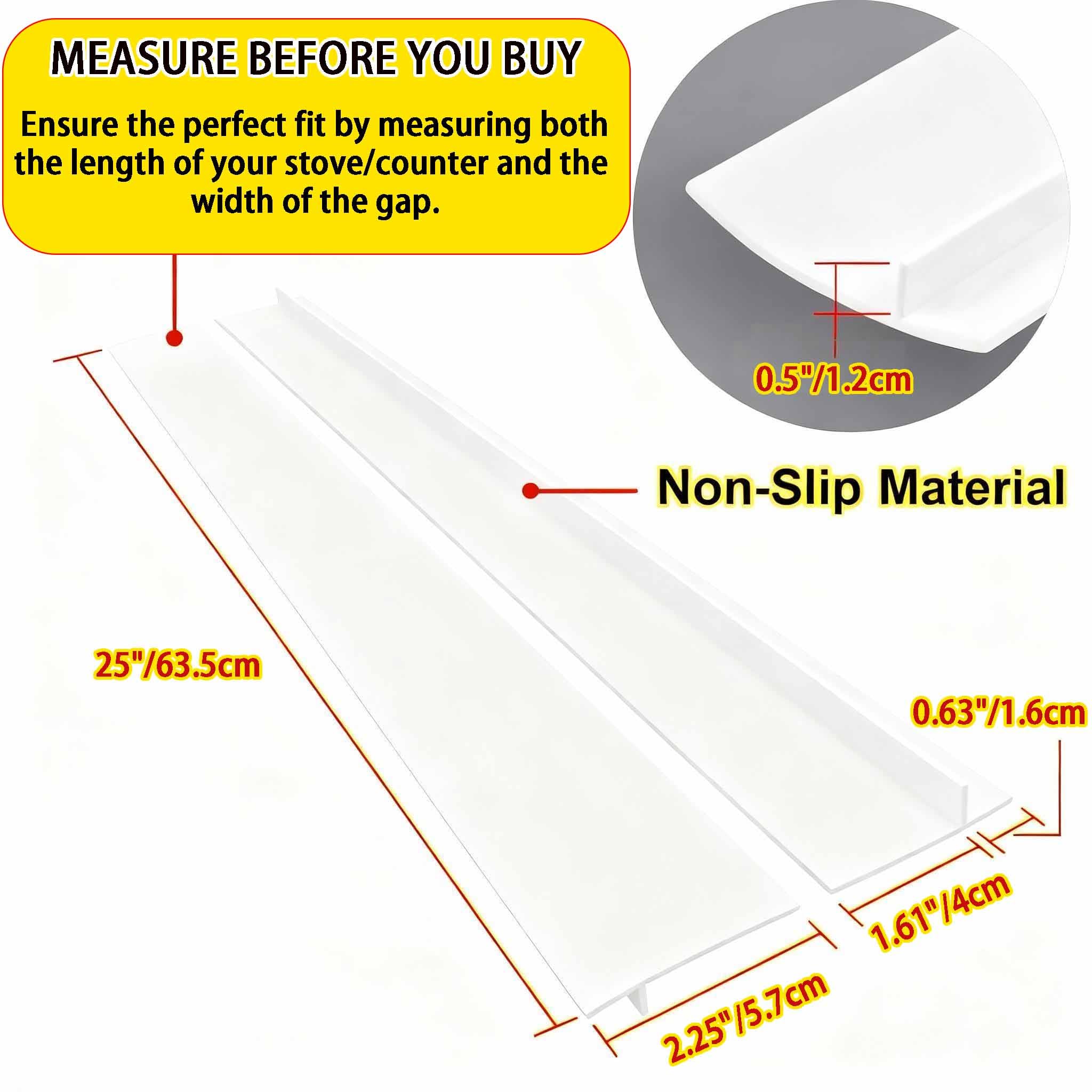 Silicone Stove Gap Covers - Keep Kitchen Clean -2