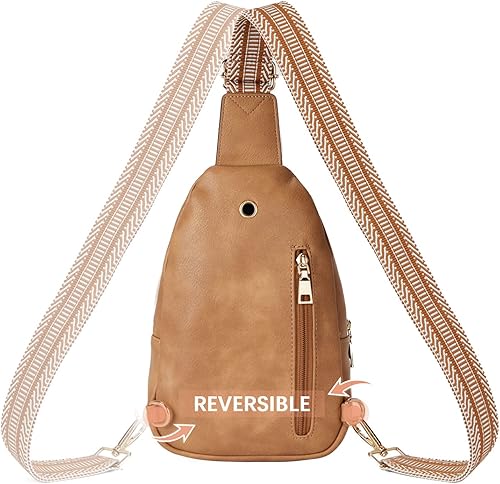 Miniatura 7 de BOSTANTEN - Bolso bandolera pequeño para mujer, bolso cruzado de cuero, riñonera, cangurera para viajes