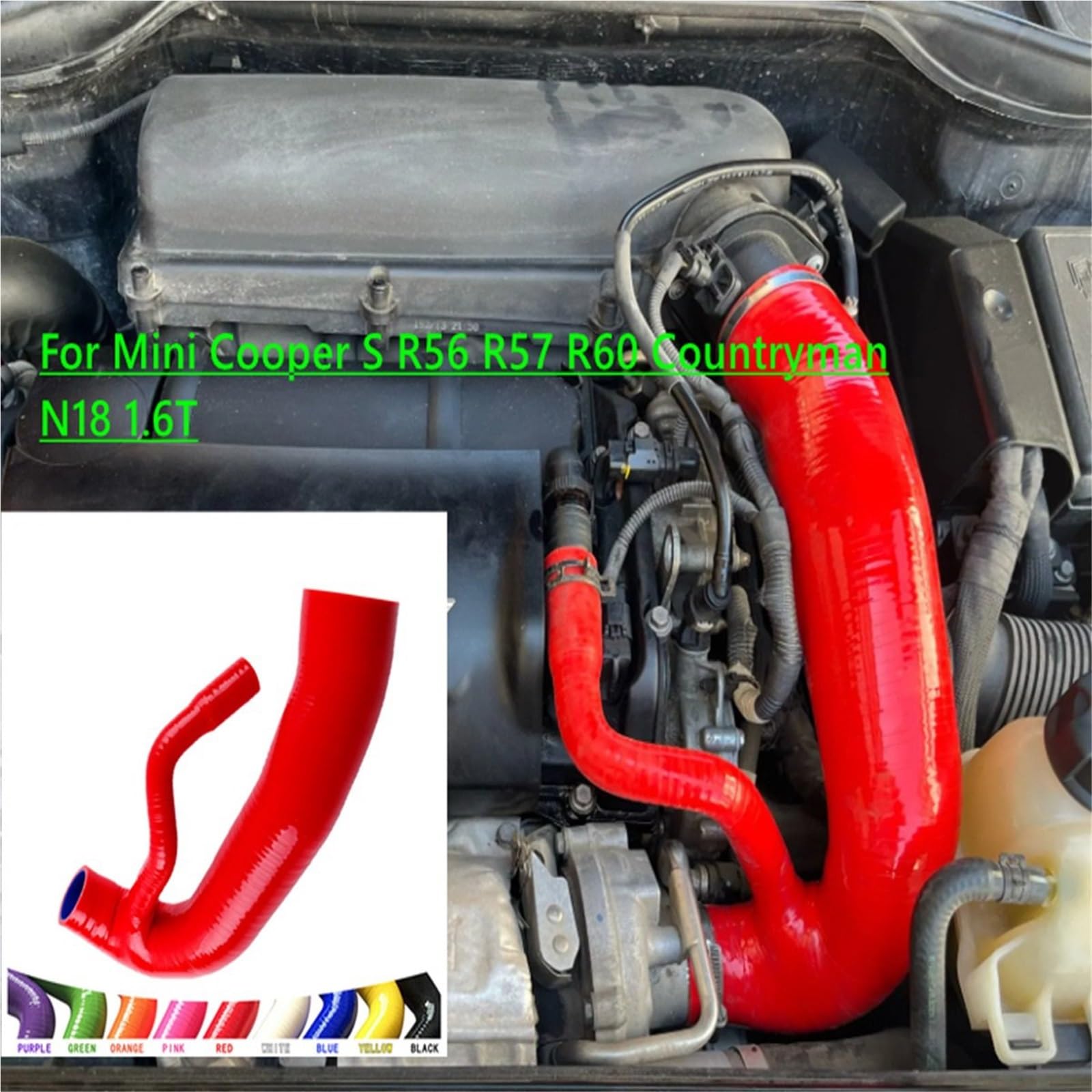 Rura wąż turbo Do S R56 R57 R60 N18 1.6T Benzyna