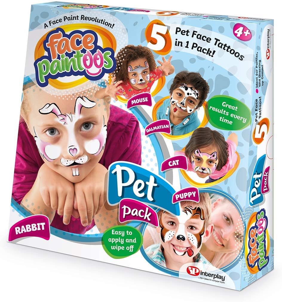 Face Paintoos FP002 Pet Pack Face Paint, Multi