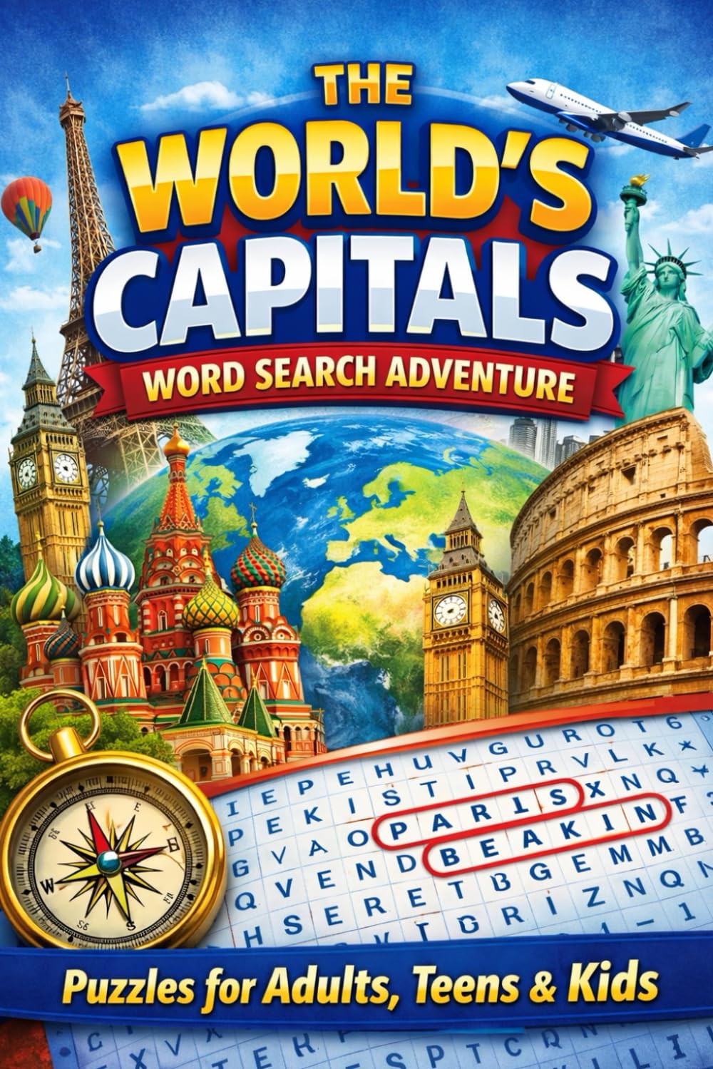 The World’s Capitals: Word Search Adventure