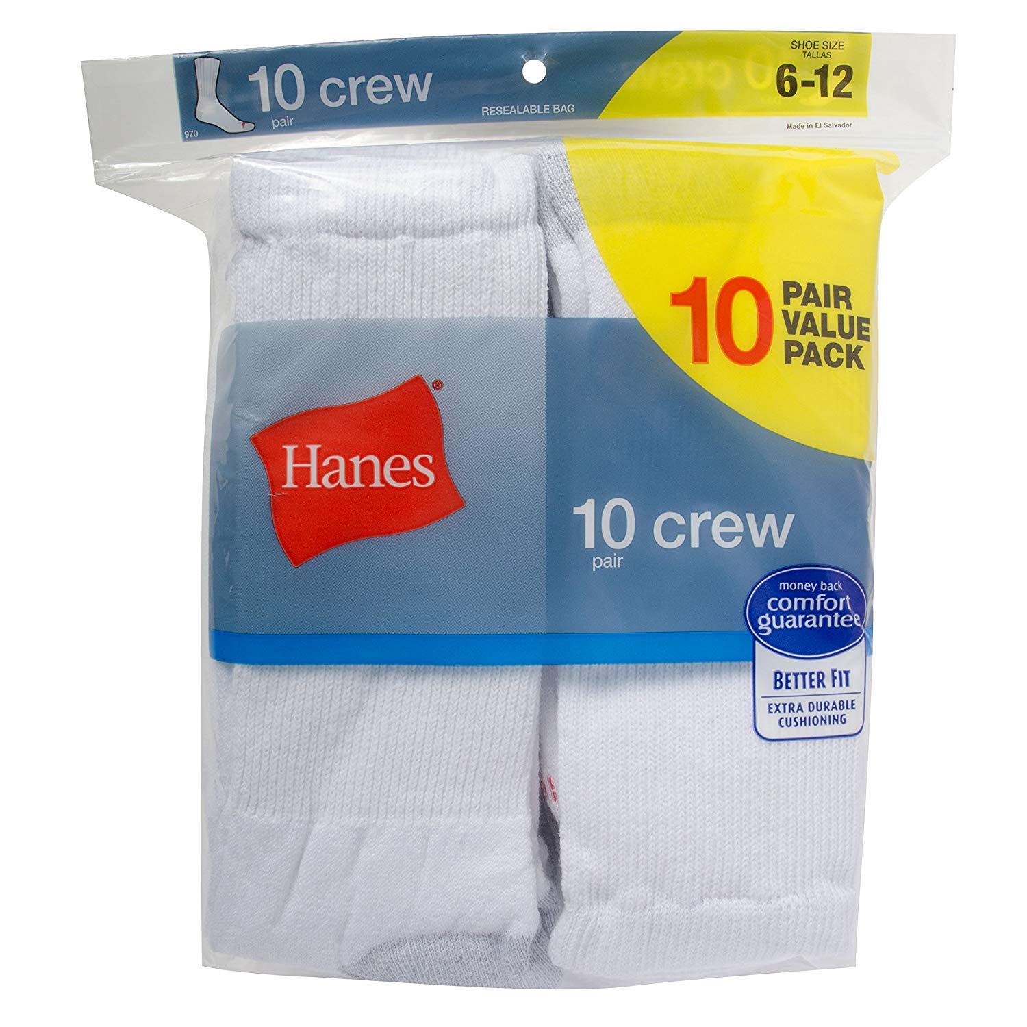 Men's Crew Socks,white